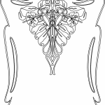 Marco con flor - Vector SVG DXF para CNC Router y Laser CO2 - Descargable gratis | Stanser