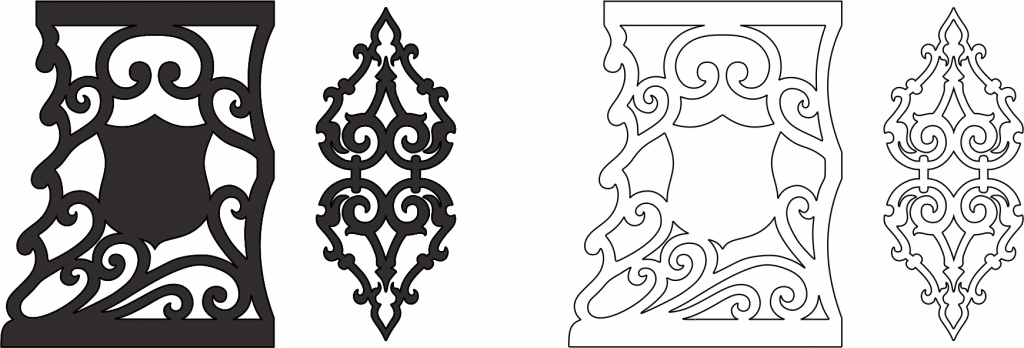 Mueble para el hogar — vector para corte CNC