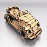 Sedán convertible - Vector descarganle para corte CNC y grabado laser gratis | Stanser