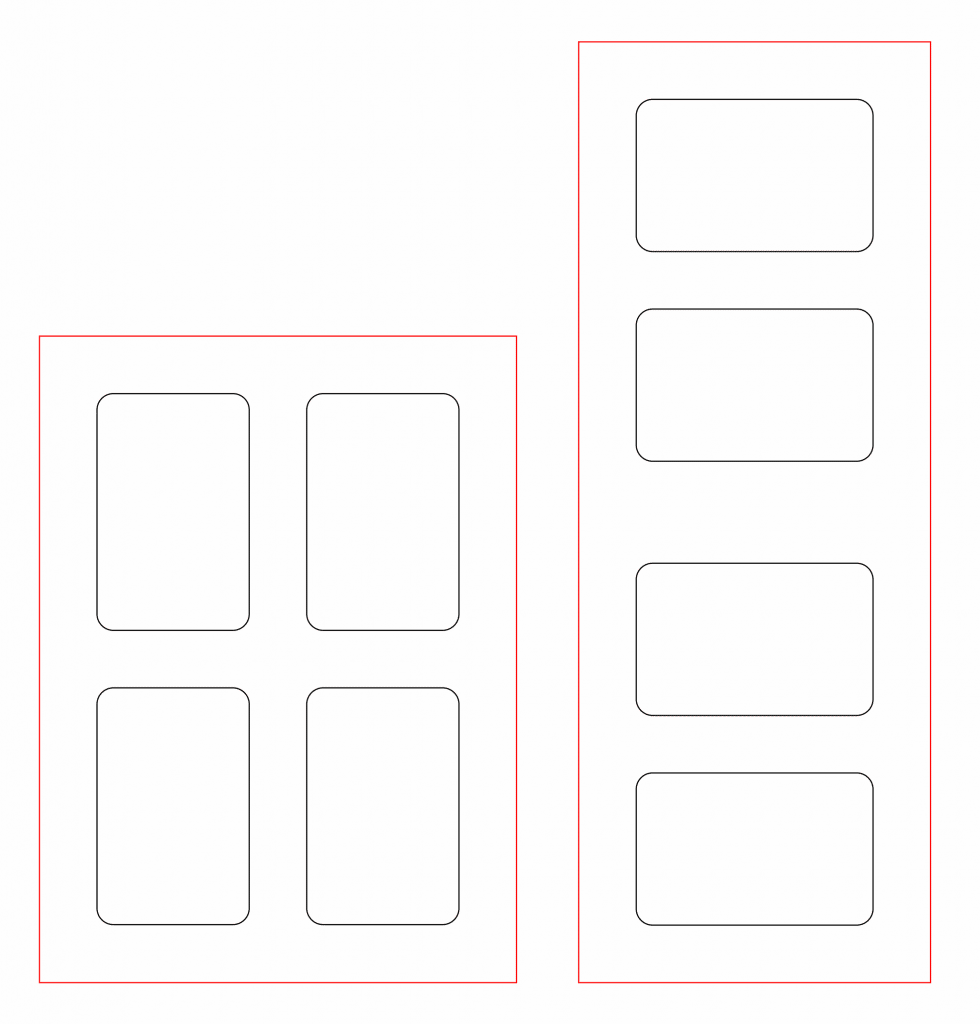 Portarretratos sencillos — vector para corte CNC