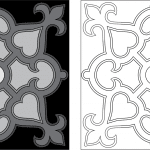 Azulejo negro - Vector SVG DXF para CNC Router y Laser CO2 - Descargable gratis | Stanser