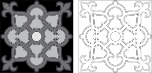 Azulejo negro