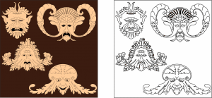 Rostros tallados