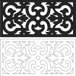 Etiqueta horizontal - Vector SVG DXF para CNC Router y Laser CO2 - Descargable gratis | Stanser