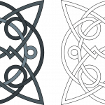 Diseño entrelazado - Vector descarganle para corte CNC y grabado laser gratis | Stanser