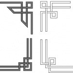 Marco basado en lineas - Vector descarganle para corte CNC y grabado laser gratis | Stanser