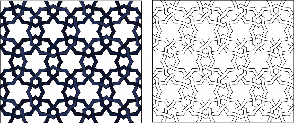 Fondo de estrellas — vector para corte CNC