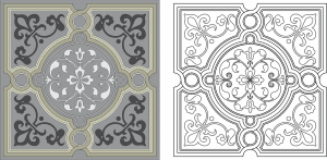 Diseño de azulejo