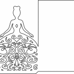 Sobre para invitación "Quinceañera" - Vector descarganle para corte CNC y grabado laser gratis | Stanser