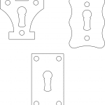 Molde para cerradura - Vector descarganle para corte CNC y grabado laser gratis | Stanser