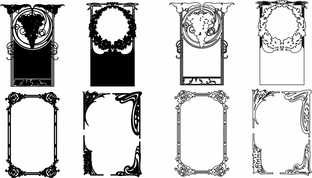 Molde para marcos — vector para corte CNC