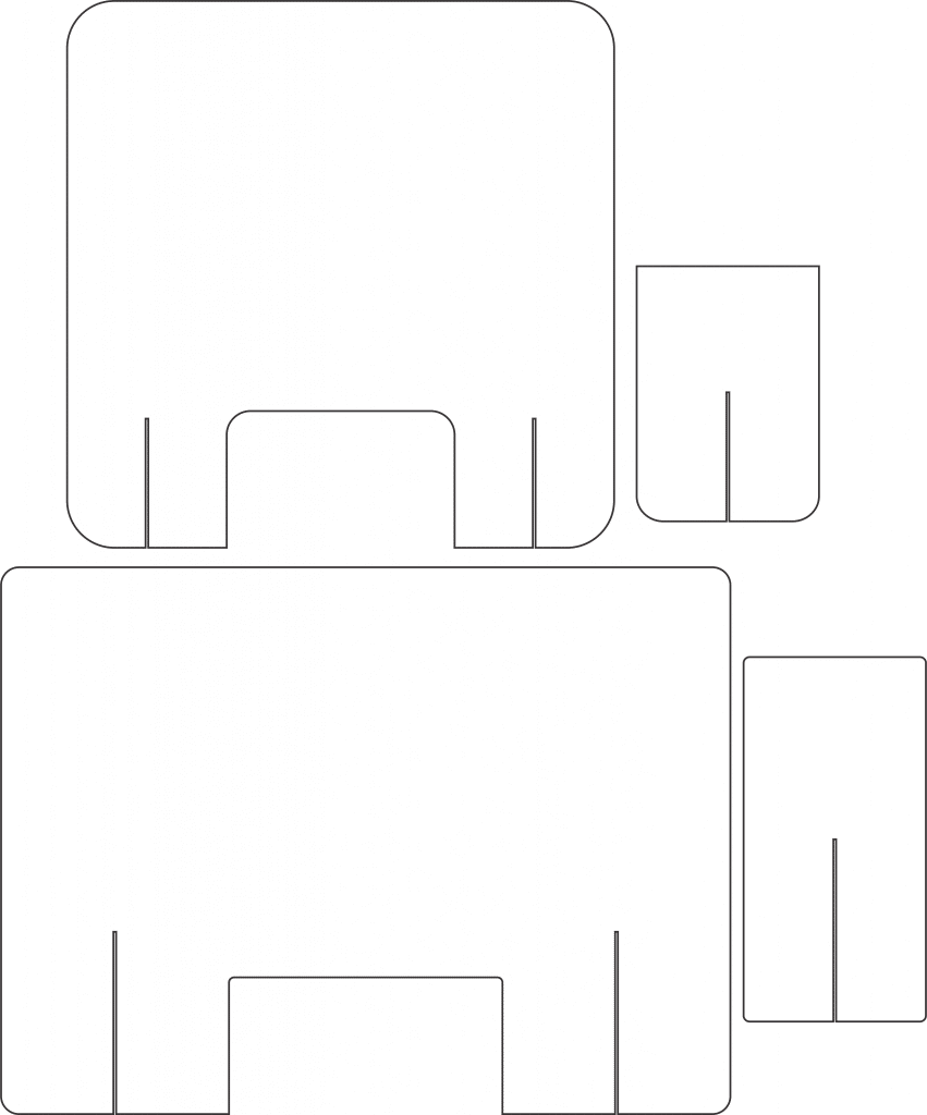 Mamparas — vector para corte CNC