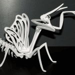 Esqueleto de Mantis religiosa - Vector descarganle para corte CNC y grabado laser gratis | Stanser