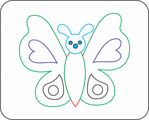 Cuadro de mariposa