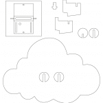Nube - Vector descarganle para corte CNC y grabado laser gratis | Stanser