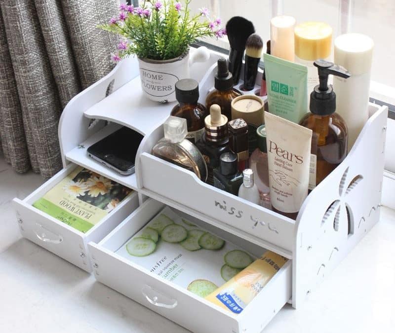 Organizador de maquillaje
