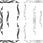 Patrón de borde ornamental - Vector SVG DXF para CNC Router y Laser CO2 - Descargable gratis | Stanser