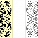 Panel decorativo 1 - Vector SVG DXF para CNC Router y Laser CO2 - Descargable gratis | Stanser