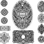 Colección de ornamentos - Vector SVG DXF para CNC Router y Laser CO2 - Descargable gratis | Stanser