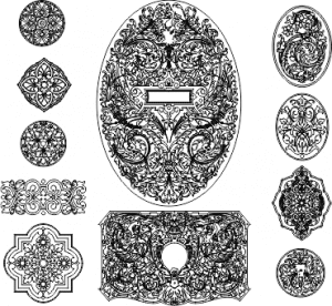 Colección de ornamentos