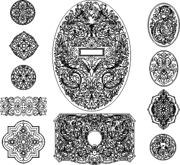 Colección de ornamentos