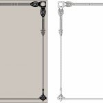 Diseño borde de página - Vector SVG DXF para CNC Router y Laser CO2 - Descargable gratis | Stanser