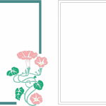 Marco decorativo con petunias - Vector SVG DXF para CNC Router y Laser CO2 - Descargable gratis | Stanser