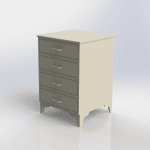 Mueble de habitación - Vector descarganle para corte CNC y grabado laser gratis | Stanser