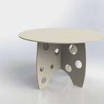 Mesa circular - Vector descarganle para corte CNC y grabado laser gratis | Stanser