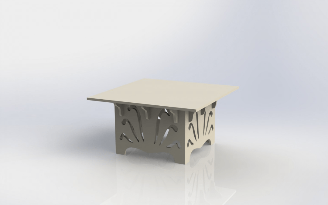 Mesa de centro cuadrada