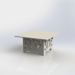 Mesa de centro cuadrada - Vector descarganle para corte CNC y grabado laser gratis | Stanser