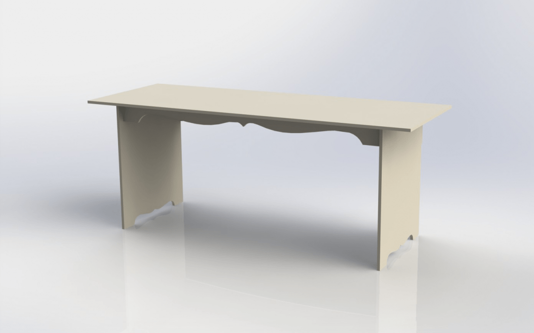 Mesa de centro rectangular 2
