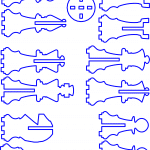 Piezas para tablero de ajedrez - Vector descarganle para corte CNC y grabado laser gratis | Stanser