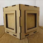 Portarretrato de cubo - Vector descarganle para corte CNC y grabado laser gratis | Stanser