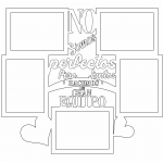 Portarretratos "Gran equipo" - Vector descarganle para corte CNC y grabado laser gratis | Stanser