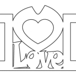 Portarretratos "Love" (2 espacios) - Vector descarganle para corte CNC y grabado laser gratis | Stanser