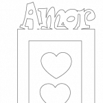 Amor (dos corazones) - Vector descarganle para corte CNC y grabado laser gratis | Stanser