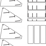Repisas con divisiones - Vector SVG DXF para CNC Router y Laser CO2 - Descargable gratis | Stanser