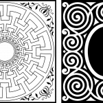 Laberinto circular - Vector SVG DXF para CNC Router y Laser CO2 - Descargable gratis | Stanser