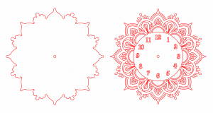 Reloj de mandala