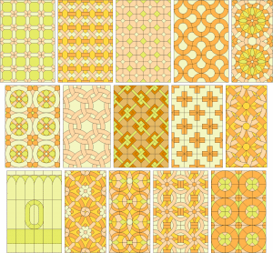 Colección patrones repetitivos