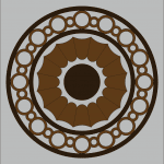 Elemento decorativo circular - Vector SVG DXF para CNC Router y Laser CO2 - Descargable gratis | Stanser