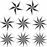 Colección estrellas 2D - Vector SVG DXF para CNC Router y Laser CO2 - Descargable gratis | Stanser
