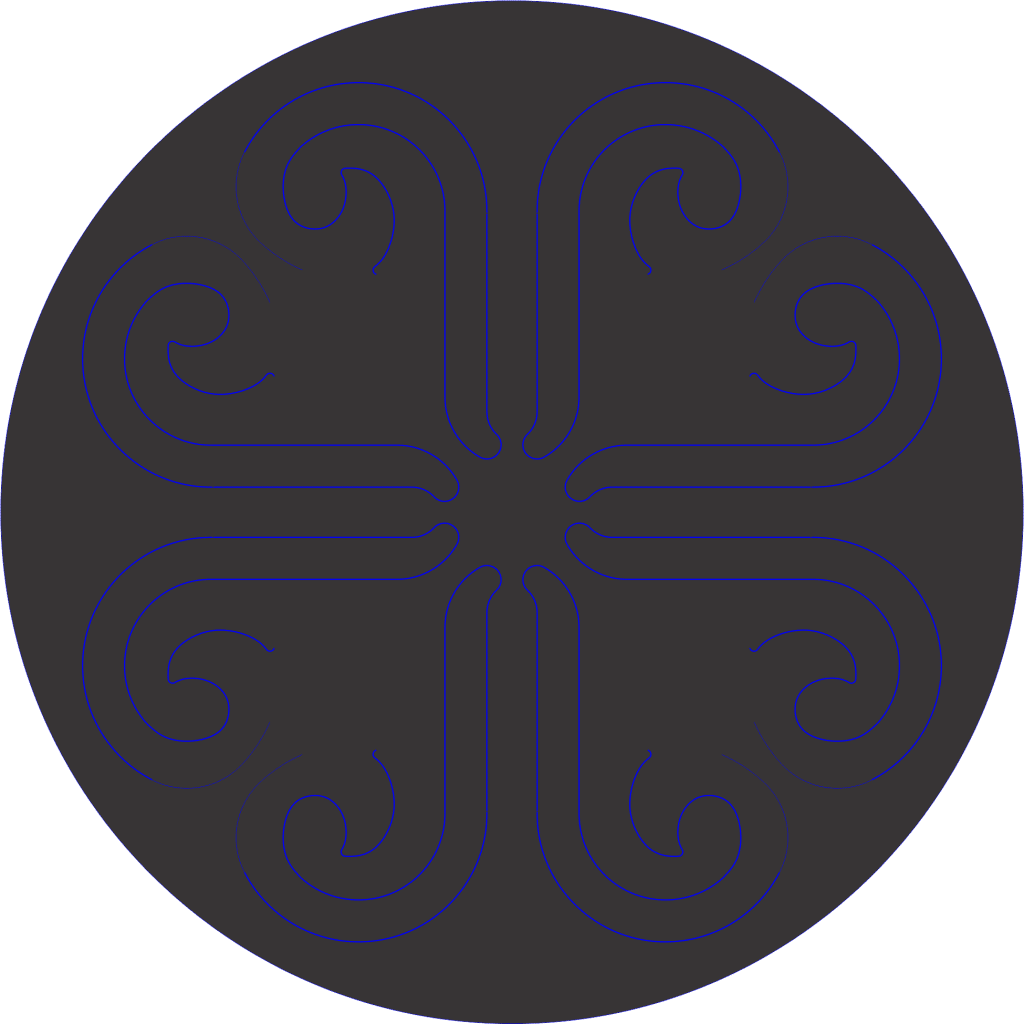 Adorno circular 3 — vector para corte CNC