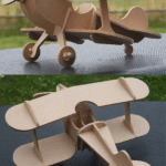 Aeroplano - Vector descarganle para corte CNC y grabado laser gratis | Stanser