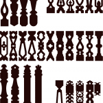Balaustre - Vector SVG DXF para CNC Router y Laser CO2 - Descargable gratis | Stanser