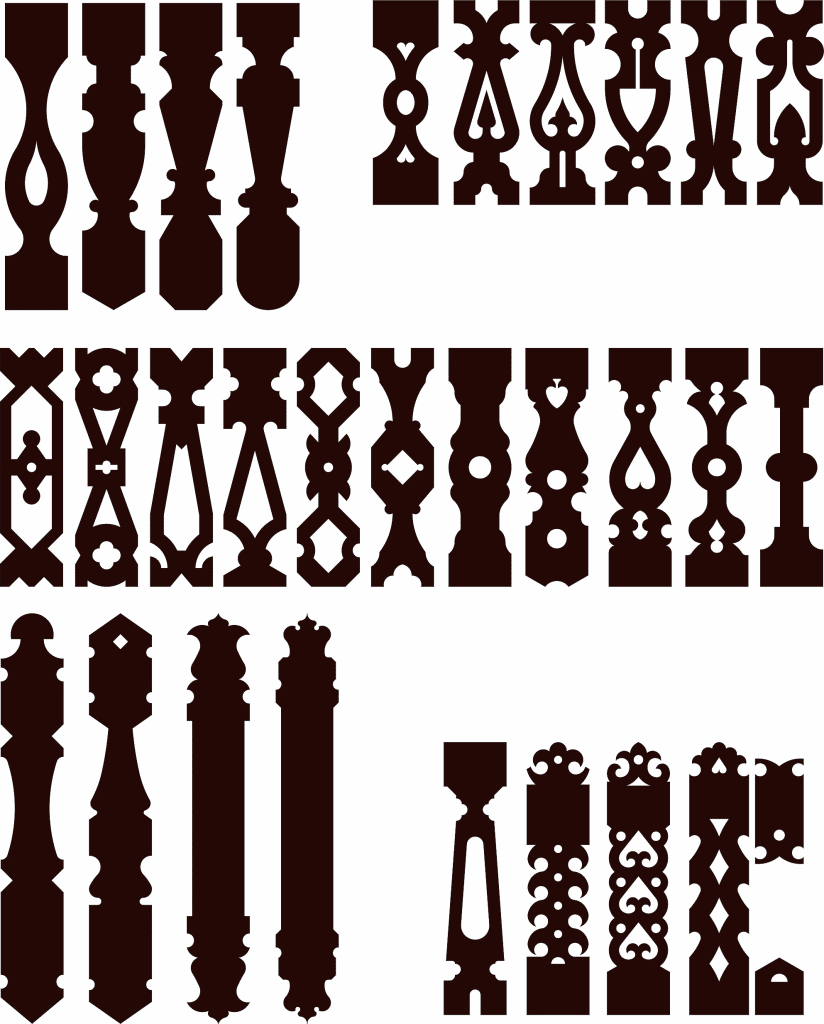 Balaustre — vector para corte CNC