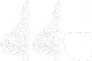 Repisa semi circular
