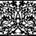 Reja calada con enredadera - Vector SVG DXF para CNC Router y Laser CO2 - Descargable gratis | Stanser