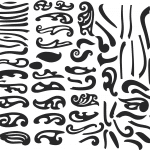 Conjunto de curvas francesas - Vector descarganle para corte CNC y grabado laser gratis | Stanser